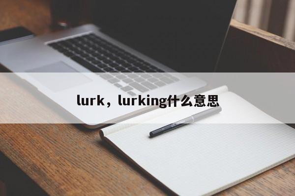 lurk，lurking什么意思