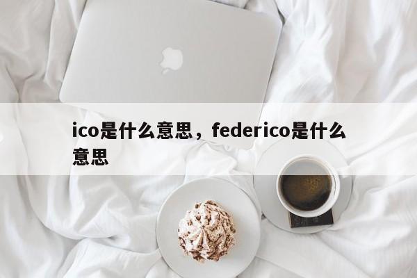 ico是什么意思，federico是什么意思